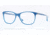 Versace VE3187 Single Vision Prescription Eyeglasses 5056-53 - Blue/Transparent Azure Frame