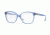 Versace VE3235B Single Vision Prescription Eyeglasses 5225-52 - Transparent Blue Frame