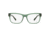 Versace VE3266 Progressive Prescription Eyeglasses, 53mm, Transparent Green, VE3266-5144-53-PRO