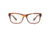 Versace VE3266 Progressive Prescription Eyeglasses, 53mm, Havana, VE3266-5217-53-PRO