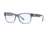 Versace VE3266 Progressive Prescription Eyeglasses, 53mm, Transparent Blue, VE3266-5292-53-PRO