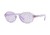 Versace VE4352 Sunglasses 52771A-54 - Transparent Lilac Frame, Light Violet Lenses