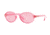 Versace VE4352 Sunglasses 5278/5-54 - Transparent Pink Frame, Pink Lenses
