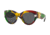 Versace VE4353A Sunglasses 528587-51 - Print Vogue/Black Frame, Grey Lenses