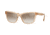 Versace VE4354B Sunglasses 524194-55 - Transparent Brown Frame, Gradient Brown Mirror Silver Lenses