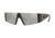 Versace VE4360 Sunglasses GB1/6G-36 - Black Frame, Light Grey Mirror Silver Lenses