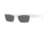 Versace VE4362 Progressive Prescription Sunglasses, 55mm, White, VE4362-401-87-55-PRO