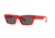 Versace VE4362 Progressive Prescription Sunglasses, 55mm, Red, VE4362-506587-55-PRO