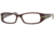 Versus VR8059-573-5215 Eyeglasses with No Line Progressive Rx Prescription Lenses Top Brown On Transparent Gray Frame
