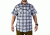 Vertx Men's  Weapon Guard Short Sleeve Guardian Shirt, Indigo Plaid, Medium F1 VTX1430 INP MEDIUM