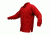 Vertx Men's Coldback Long Sleeve Polo Shirt, Red, Size Small VTX4020RDP-SMALL