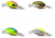 Vexan 4-Pack Verns Stoneroller 10 Crankbait Lures, Kit 1, Yellow/Green/Blue/White, 10 ft, Variety #1 VS 4-PK 10