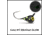 Vexan T-VEX Tungsten ICE Fishing Jigs 1.1g-10-11, Black/Chart GLOW, 1.1g, TVTD-1.1g-10-11 W