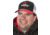 Vexilar Black with Red Bill-White Mesh Back inTruckers Capin, CAP017
