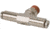 VIAIR 1/8in NPT M 1/4in to 1/4in Swivel T-Fitting, 2 pcs, 11414