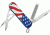 Victorinox Classic SD U.S. Flag Swiss Army Knife Red White Blue 54216
