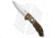 Victorinox Evoke Folding Knife, 3.90in, Stainless Steel, Drop Point Blade, Aluminum Brown Handle, Steel/Brown, 9.32in, BHQ-194522