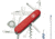 Victorinox Explorer Plus Swiss Army Knife Red 53792