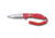 Victorinox Hunter Pro Alox Folding Knife with Clip and Paracord, Red, 130mm 0.9415.20