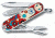 Victorinox Matrioshka, Custom Artwork, Clam 0.6223.L1301US1