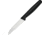Victorinox Paring Knife Black Sheepsfoot, 3.25 satin finish stainless sheepsfoot blade, Black polypropylene handle, 6.7403