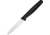 Victorinox Paring Knife Serrated Black, 3.25 satin finish serrated stainless blade, Black polypropylene handle, 6.7633