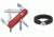 Victorinox Tinker / Paracord Bracelet Combo Set, Red / Black 55109