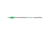 Victory VAP Elite Arrows, 200, 2 in, Vanes 6 Pack, Yellow/Carbon, VAPE-200FB-6