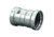 Viega MegaPress XL 3in Carbon Steel Coupling w/Stop w/FMK Double Press Connection - Smart Connect Technology, 26675