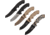 Viking Tactics Patriot Folding Blade Knife, FDE/FDE, VTAC-K7-PF-FDE