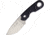 Viper Berus 1 Fixed Blade Black Knife, 2.5 stonewash finish Bohler M390 stainless drop p, Black canvas micarta handle, VT4012CB