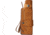 Viper Ganghi Knife, 9.75in Overall, 4.5in Satin Bohler N690 SS Blade, Grooved Bocote Wood Handle, Brown Leather Sheath, V4880BC