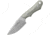 Viper Handy Fixed Blade Knife by Fabrizio Silvestrelli, 4.5in, CMP MagnaCut, Stonewashed Blade, Green Canvas Micarta Handle, VT4040CG