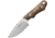 Viper Handy Fixed Blade Knife by Fabrizio Silvestrelli, 4.5in, CMP MagnaCut, Satin Blade, Walnut Wood Handle, VT4038NO