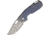 Viper Odino Framelock Folding Knife, Blue stonewash finish titanium handle, VA5918BSW