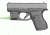 Viridian Reactor 5 Green Laser Sight for Glock 43, featuring ECR, Includes Hybrid Belt Holster, R5-G43