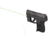 Viridian Weapon Technologies Essential Laser Sight, Green, Ruger LCP II, Trigger Guard, 1 x 1/3N Lithium Battery, Black, 912-0022