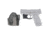 Viridian Weapon Technologies Reactor TL Gen 2 Tactical light for Smith &amp; Wesson M&amp;P Shield 45ACP featuring ECR and Radiance with Ambi IWB Holster, Black, 920-0044