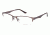 Visions 199 Single Vision Prescription Eyeglasses - Frame Matte Brown / Light Pink VIVISION19901