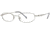 Visions 153 Single Vision Prescription Eyeglasses - Frame Light Gunmetal, Size 49/18mm VIVISION15303