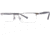 Visions 169 Eyeglass Frames - Frame Gunmetal/Black, Size 53/18mm VIVISION16901