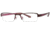 Visions 178 Eyeglass Frames - Frame Burgundy/Pink, Size 50/18mm VIVISION17803