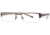Visions 180 Single Vision Prescription Eyeglasses - Frame Brown/Brown, Size 53/19mm VIVISION18002