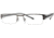Visions 180 Single Vision Prescription Eyeglasses - Frame Gunmetal/Black, Size 53/19mm VIVISION18001