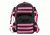 Vism 2911 Series Tactical Backpack with Ballistic Soft Panel-Rectangle Cut 10in X12in, Black w/Pink Trim BSCBPK2911-A