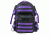 Vism 2911 Series Tactical Backpack with Ballistic Soft Panel-Rectangle Cut 10in X12in, Black w/Purple Trim BSCBPR2911-A
