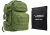 Vism 2911 Series Tactical Backpack with Ballistic Soft Panel-Rectangle Cut 10in X12in, Green BSCBG2911-A
