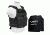 Vism 2924 Series Plate Carrier Vest includes two BSC1012 Soft Ballistic Panels - Shooters Cut 10in X12in, Black BPCVPCV2924B-A