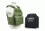 Vism 2924 Series Plate Carrier Vest includes two BSC1012 Soft Ballistic Panels - Shooters Cut 10in X12in, Green BSCVPCV2924G-A