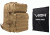 Vism 2974 Series Assault Backpack with Ballistic Soft Panel-Rectangle Cut 11in X14in, Tan BSCBAT2974-A
